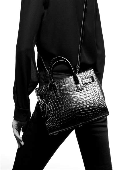 SAINT LAURENT Sac De Jour nano croc